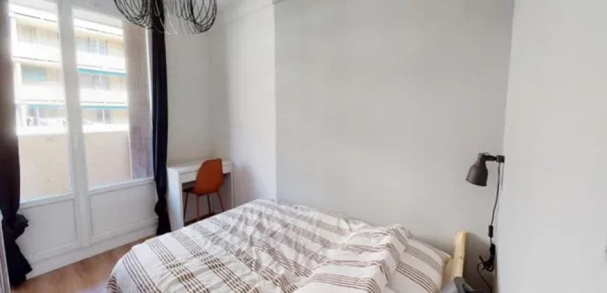 Location d’une chambre dans un T5 meublé au 29 Boulevard de Paris, 13002, Marseille