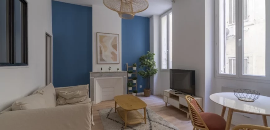 Location d’un T2 meublé au 57 Boulevard de Paris, 13002, Marseille