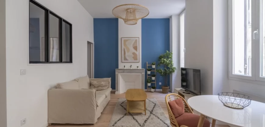 Location d’un T2 meublé au 57 Boulevard de Paris, 13002, Marseille